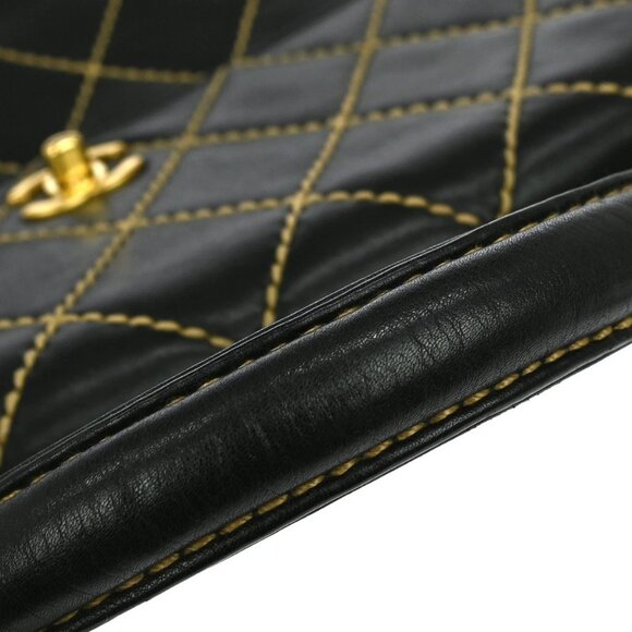 Chanel Black Calfskin Wild Stitch Handbag - Picture 3 of 11